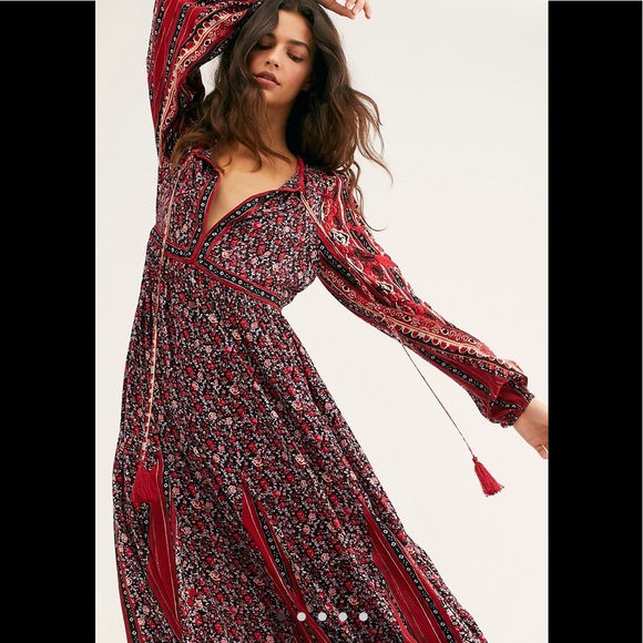 Free People Happy Feelings Midi Dress - Picture 7 of 8
